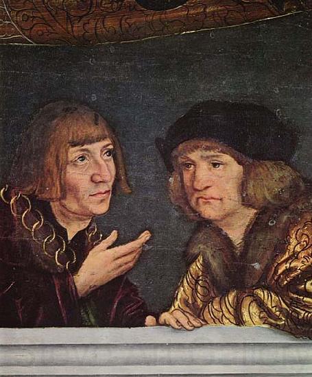 Lucas Cranach the Elder Torgauer Furstenaltar France oil painting art